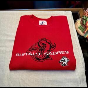 Vintage Buffalo Sabres GOATHEAD Crewneck Sweatshirt 90s NHL